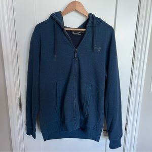 Men Under Armour Zip Up Sweatshirt Great Condition
